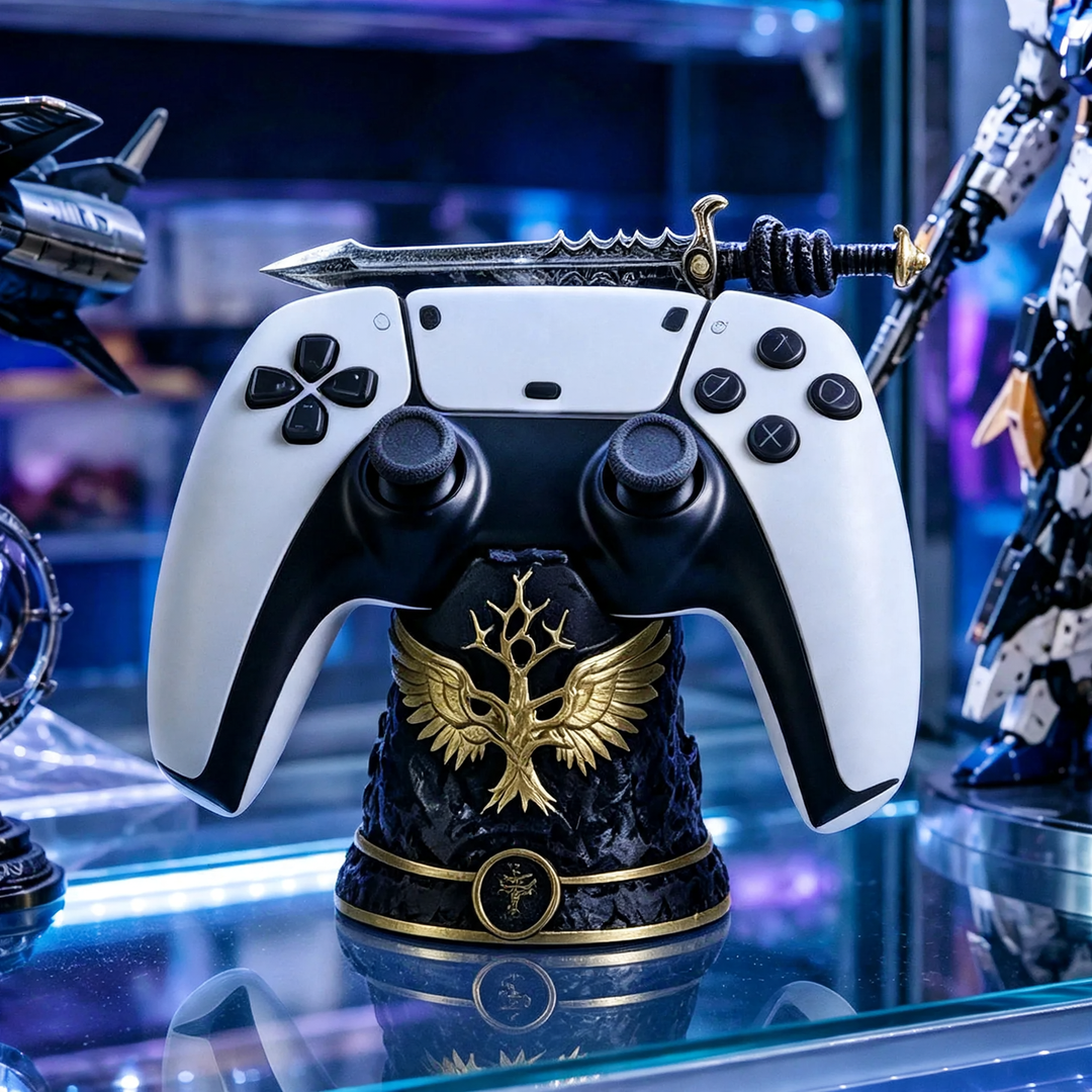 Game controller stand and desk organizer