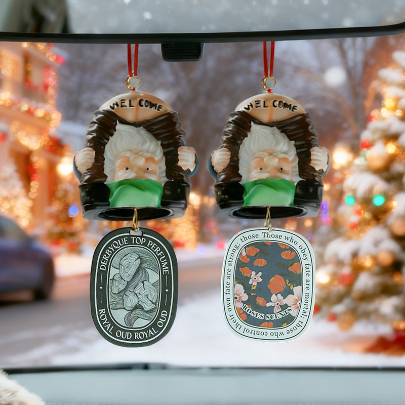 Gnome-Car Air Freshener with Scent Plates