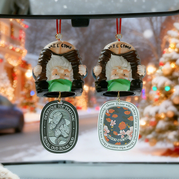 Gnome-Car Air Freshener with Scent Plates