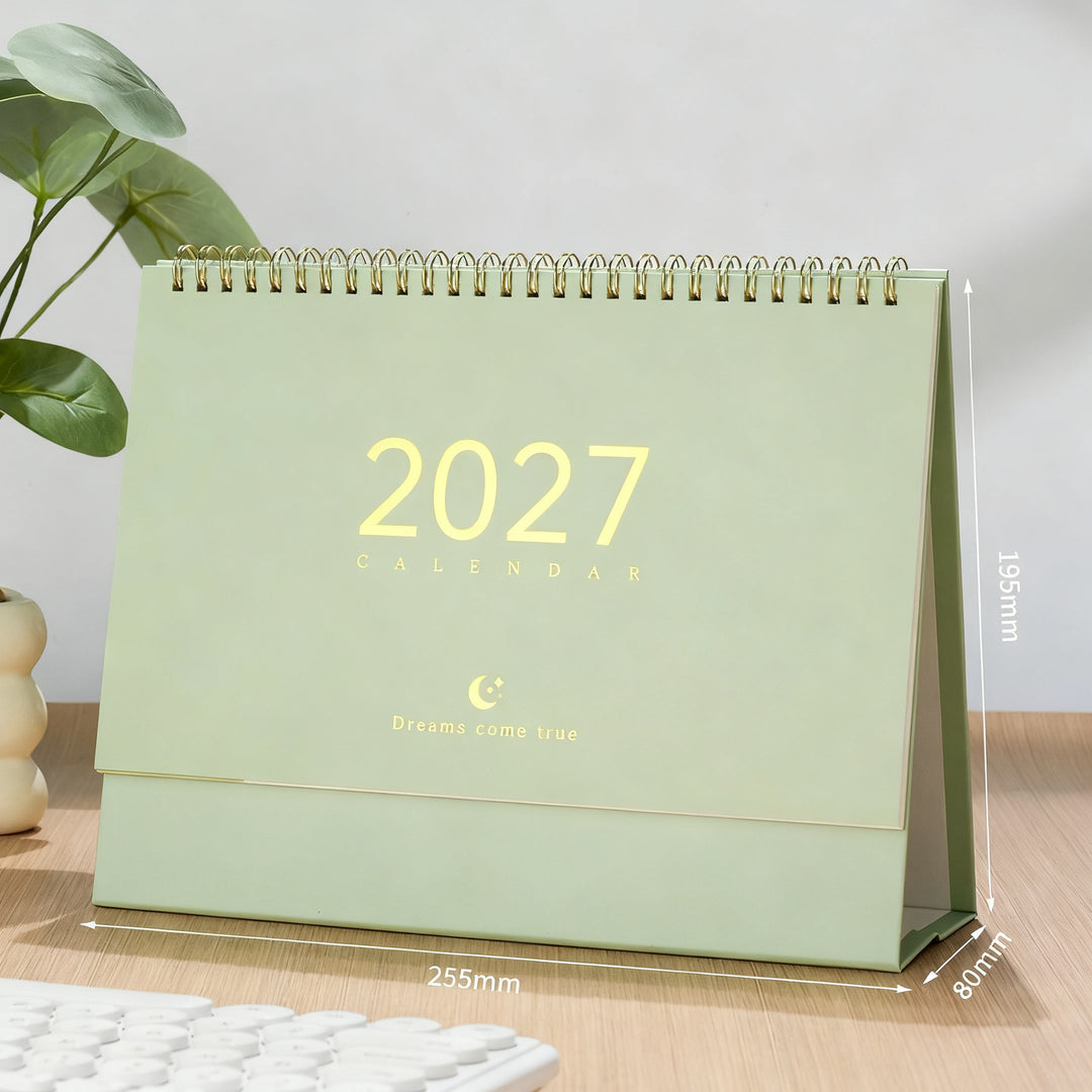 Table calendar 2027, Morandi style