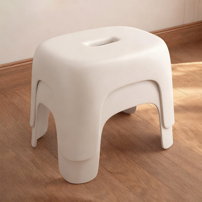 Plastic stool, non-slip, in two sizes