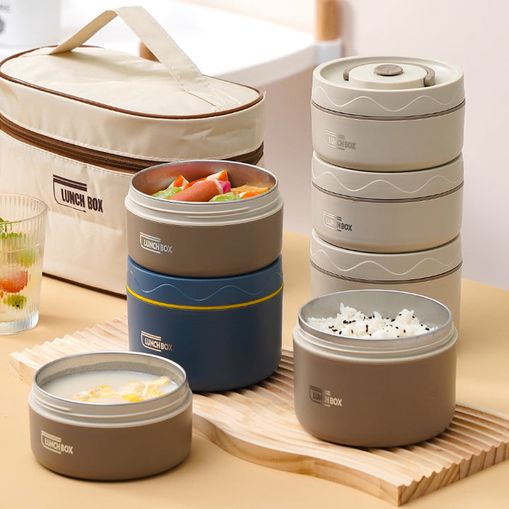 Stainless Steel Lunch Box, Multi-layer, 501–800 ml
