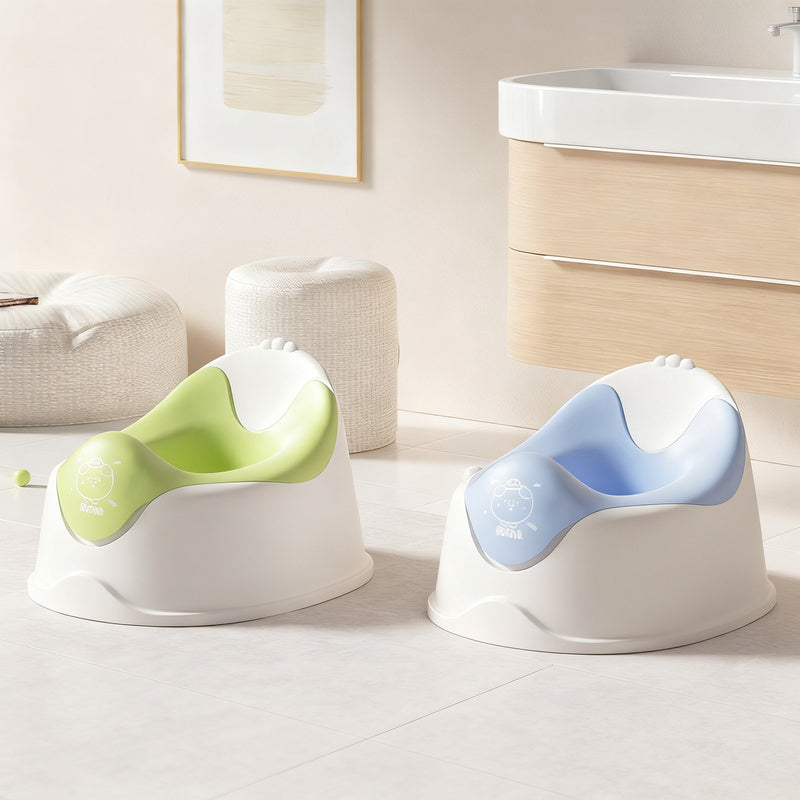 Toilet seat with backrest for children