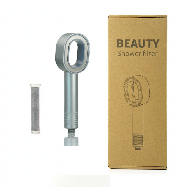 3-in-1 Shower head with massage function, plastic