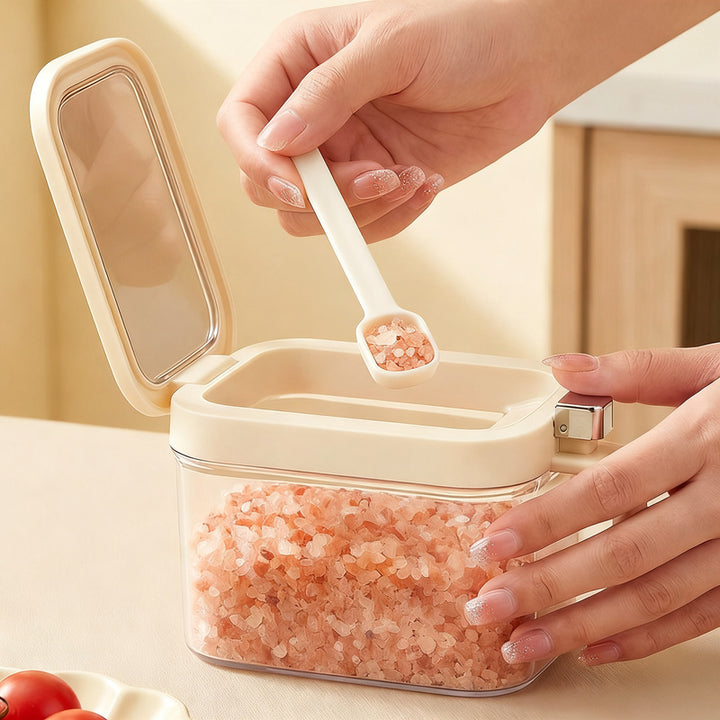 Spice container, ABS, square, airtight