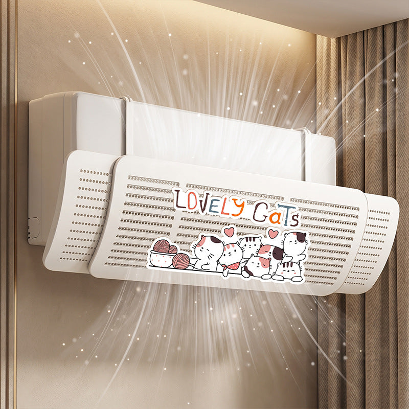 Air conditioning windscreen, universal, no installation