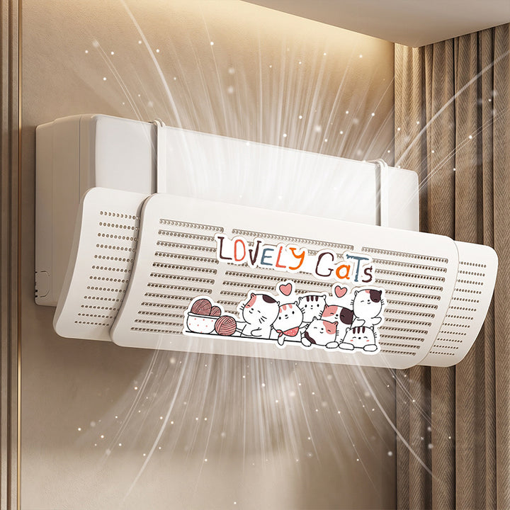Air conditioning windscreen, universal, no installation