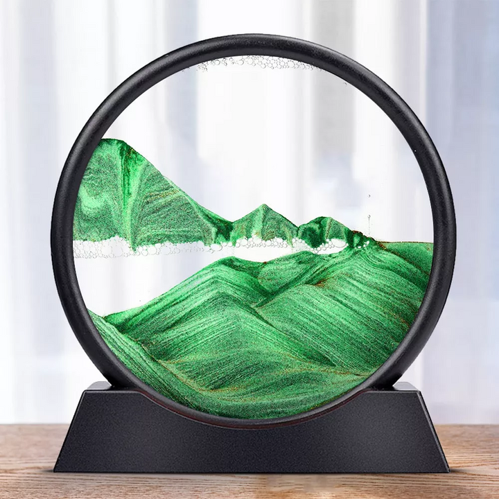Stornfield | Paysage de sable en 3D en forme de sablier de mer profonde