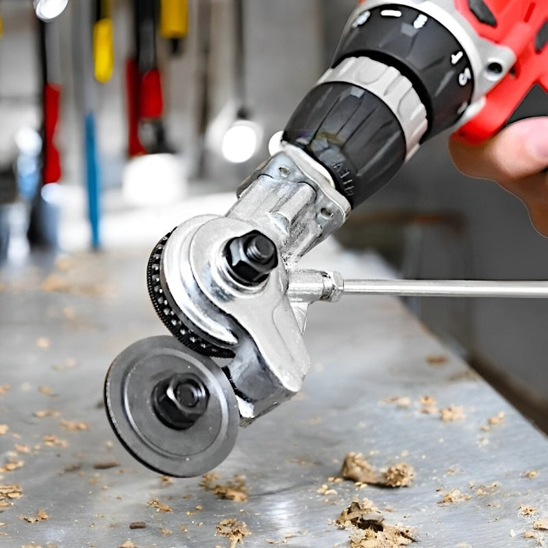 Stornfield | Heavy-Duty Metal Cutting Adapter for Drill