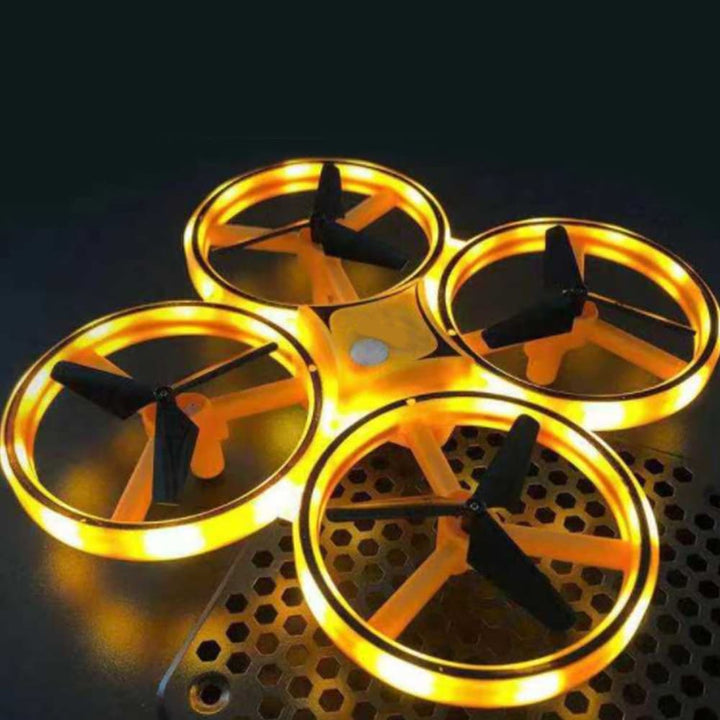 Drone-Hand-Quadcopter (with LED light and cool loop function) | Stornfield