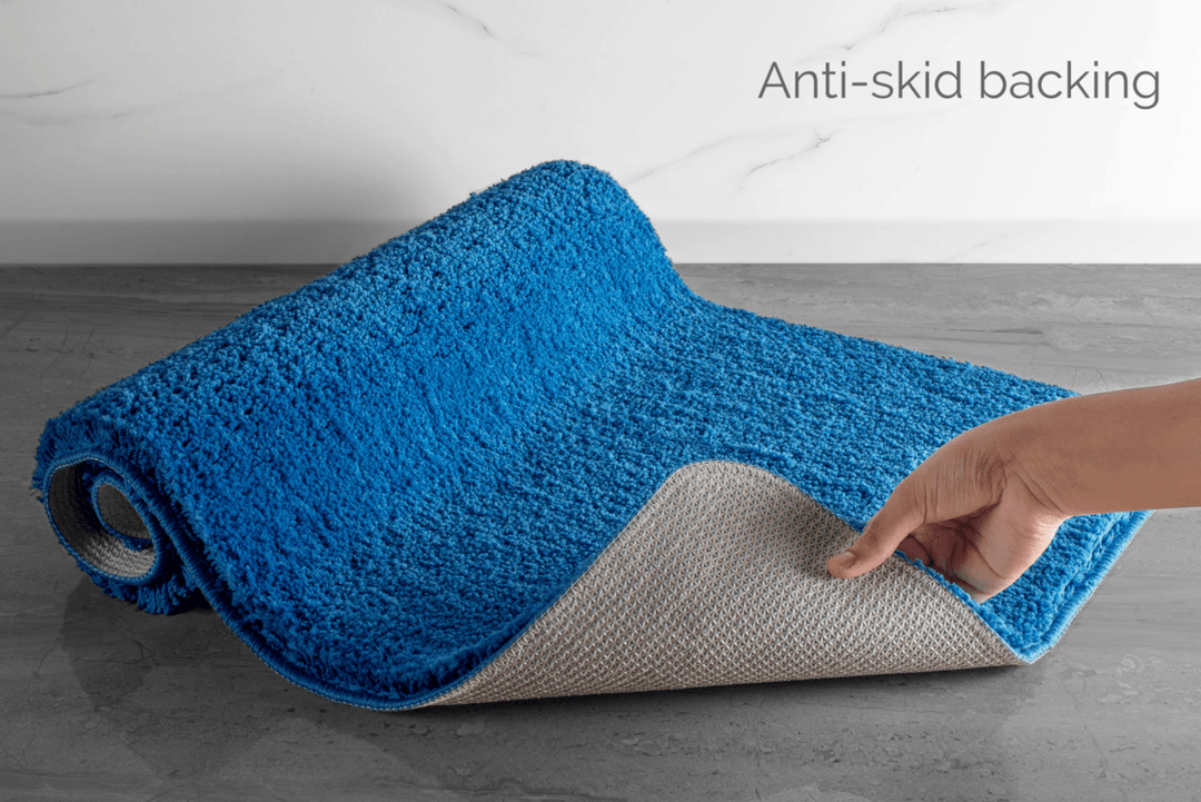 Stornfield | Luxura UltraSoft Bath Mat | Super-absorbent microfiber bathroom rug with anti-slip backing