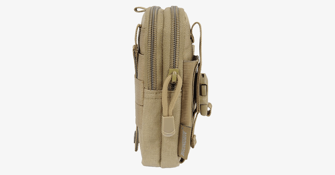 Stornfield | Military Waist Bag - Made of Nylon - Waterproof Design - Zipper Closure - Attach with Belt - Travel Gear - Outdoor - Available in 3 Colors