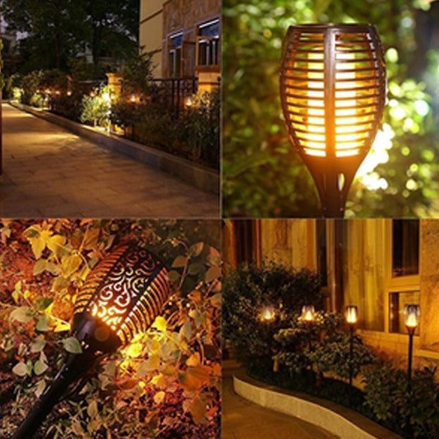 Solar Flame Flickering Lamp Torch | Stornfield