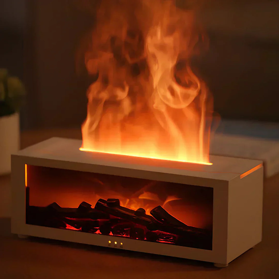 VlamMist Aroma Diffuser 300ml – Scent Lamp with Flame Effect | Stornfield