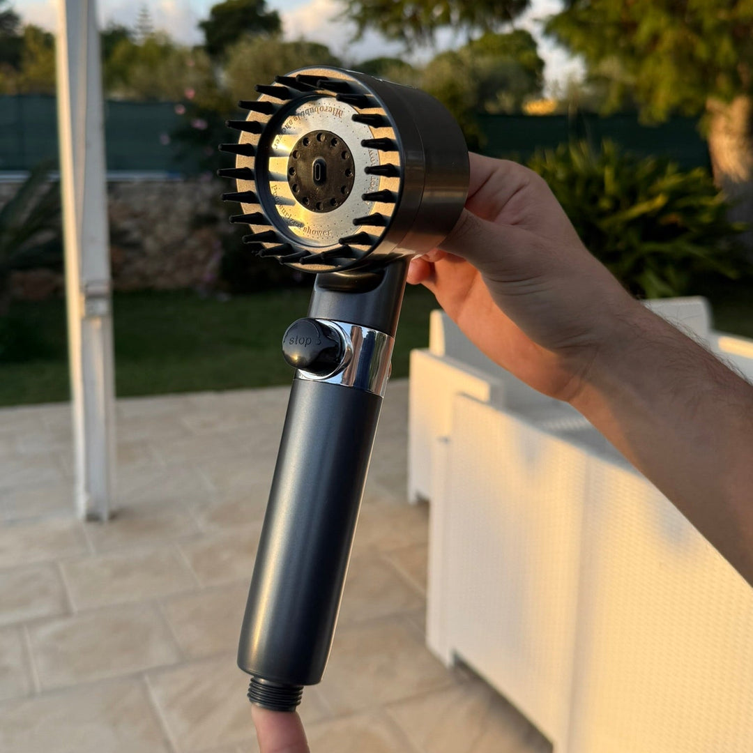 PowerStraal Showerhead with Filter and 3 Adjustable Spray Options | Stornfield