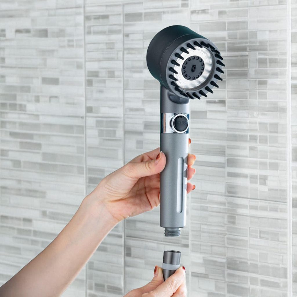 PowerStraal Showerhead with Filter and 3 Adjustable Spray Options | Stornfield