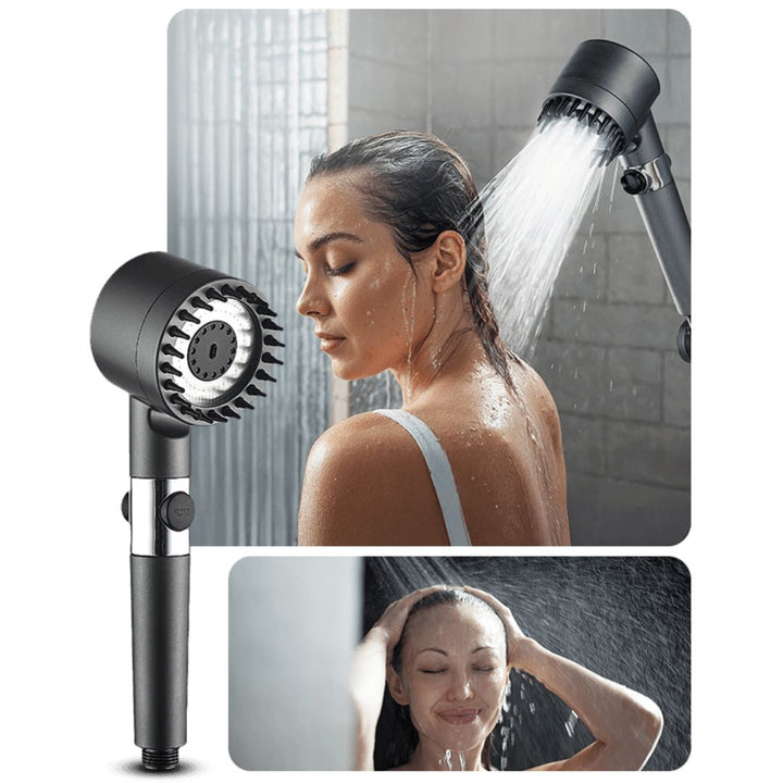 PowerStraal Showerhead with Filter and 3 Adjustable Spray Options | Stornfield
