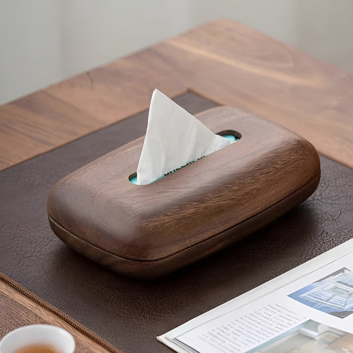 Tissue box made of walnut wood – Elegant and functional | Stylish home accessory | Stornfield