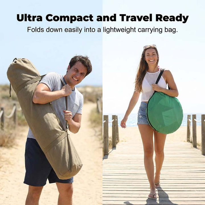 SunSail Breeze Pop-Up Beach Tent 98% UV Protection | Stornfield