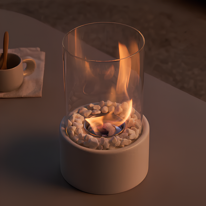 Classic Oil Lamp with Open Flame - Lumora | Stornfield