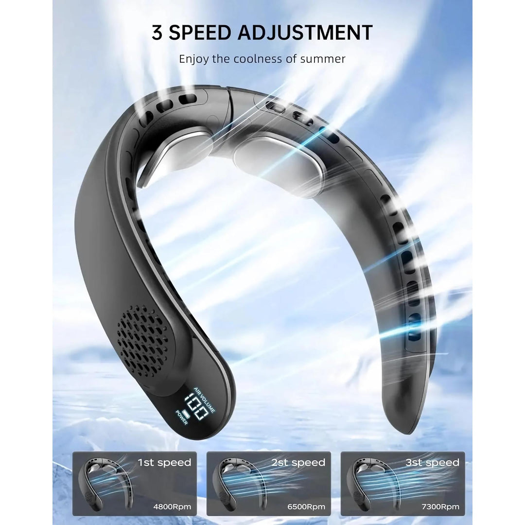 Portable Neck Fan with Rechargeable Cooling for Outdoor Sports | Stornfield