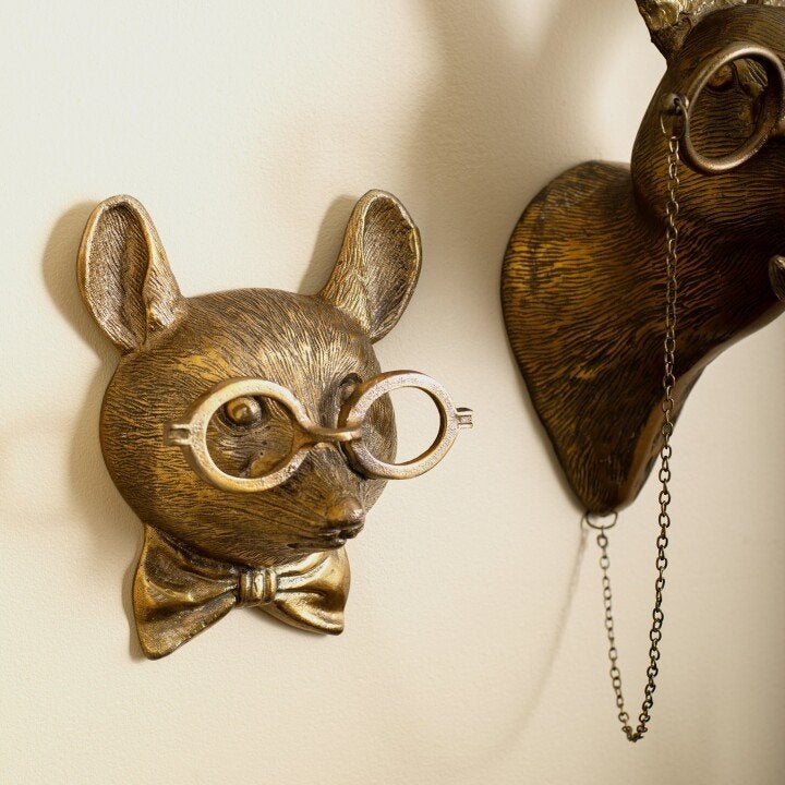 ArtBeest Animal Head Wall Decoration – Hand-Painted Playful Figures Made of Resin | Stornfield