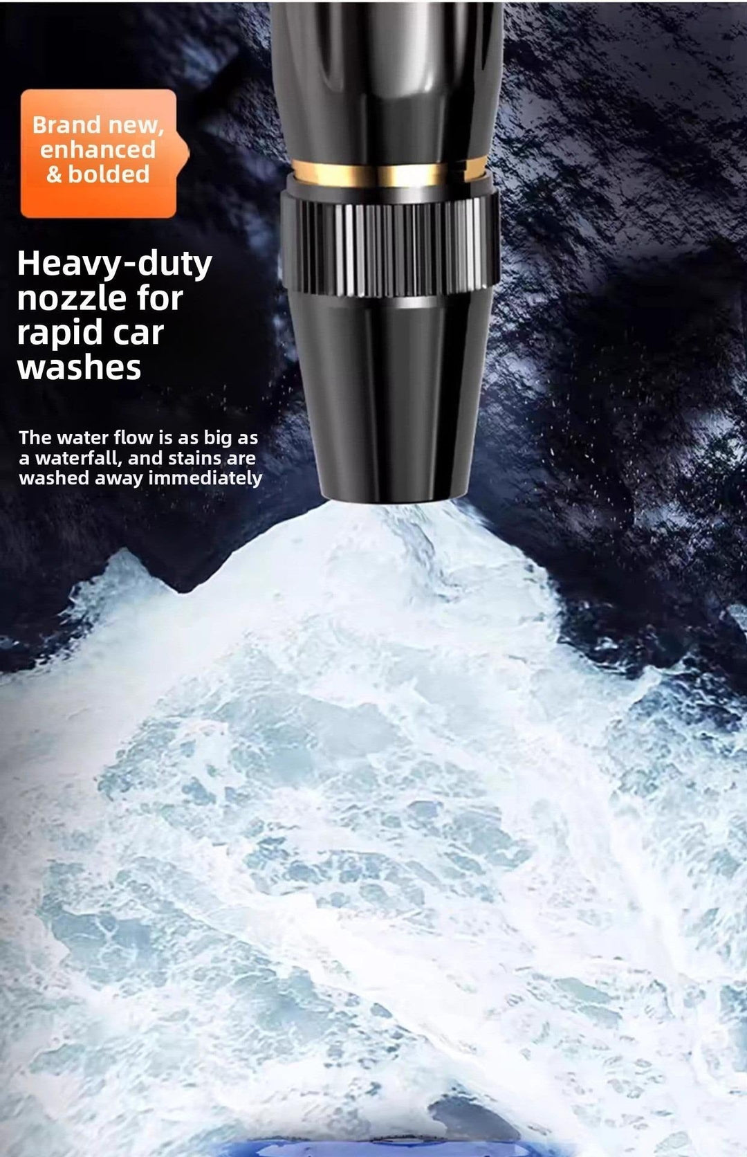 Garden Hose Power Nozzle — End dirt and shine in seconds like a pro! | Stornfield
