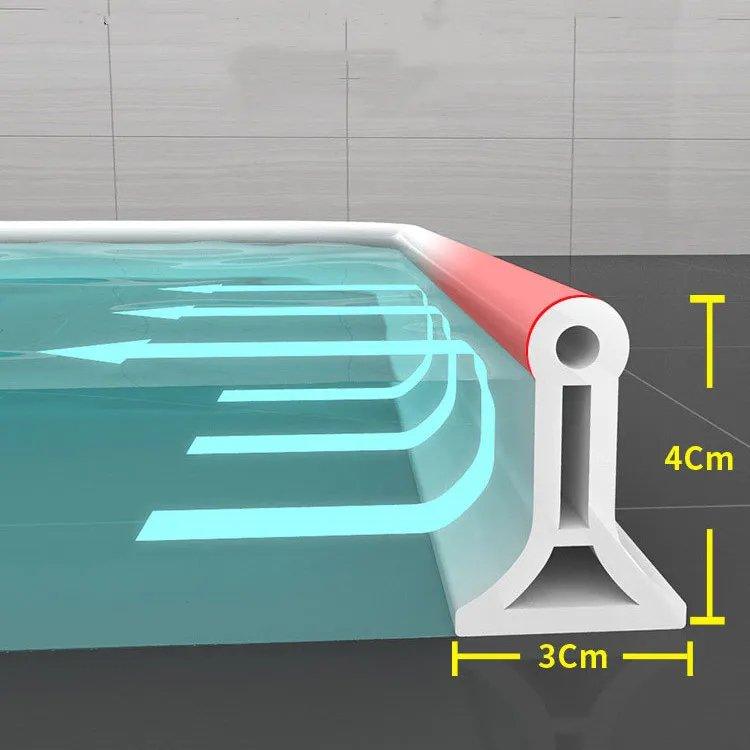 FlexiSeal Shower Edge — No more wet floors and frustration in the bathroom, stay dry – completely without installation stress! | Stornfield