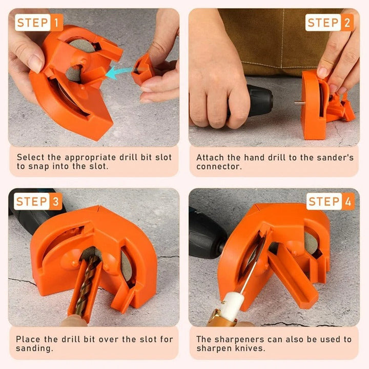 Multifunctional drill sharpener | Instant restoration of drill bits | Stornfield