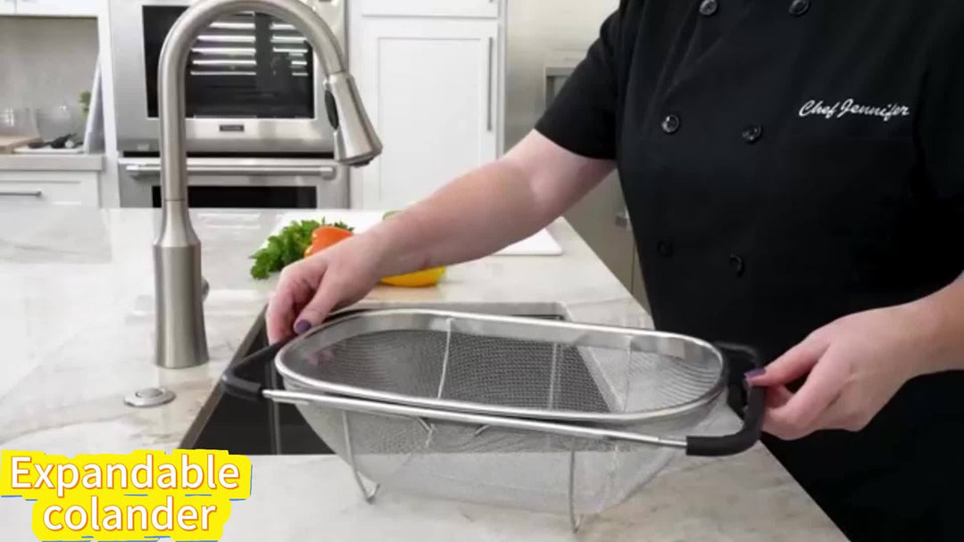Expandable Sink Strainer Stainless Steel | Stornfield