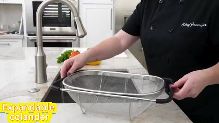 Expandable Sink Strainer Stainless Steel | Stornfield