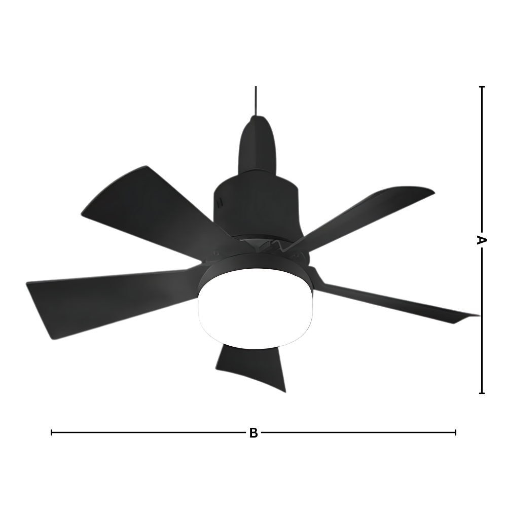 E27 Socket Fan Light | Stornfield