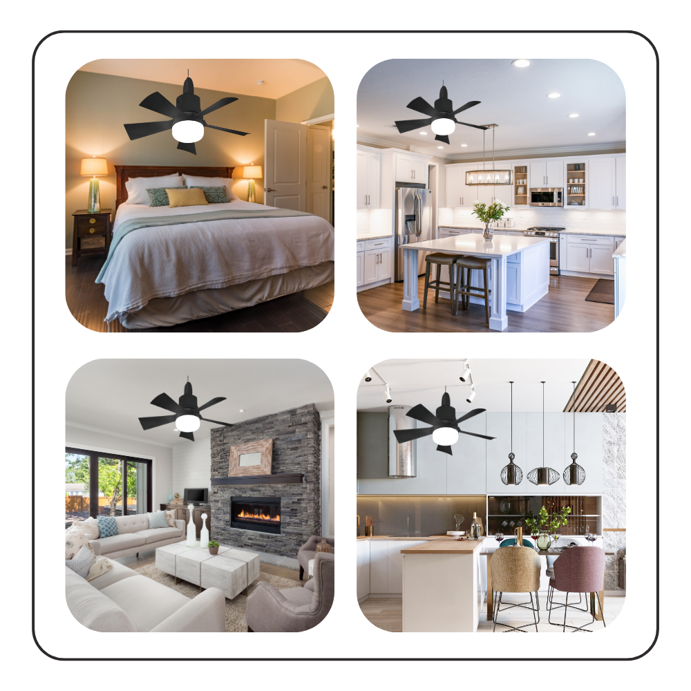 E27 Socket Fan Light | Stornfield