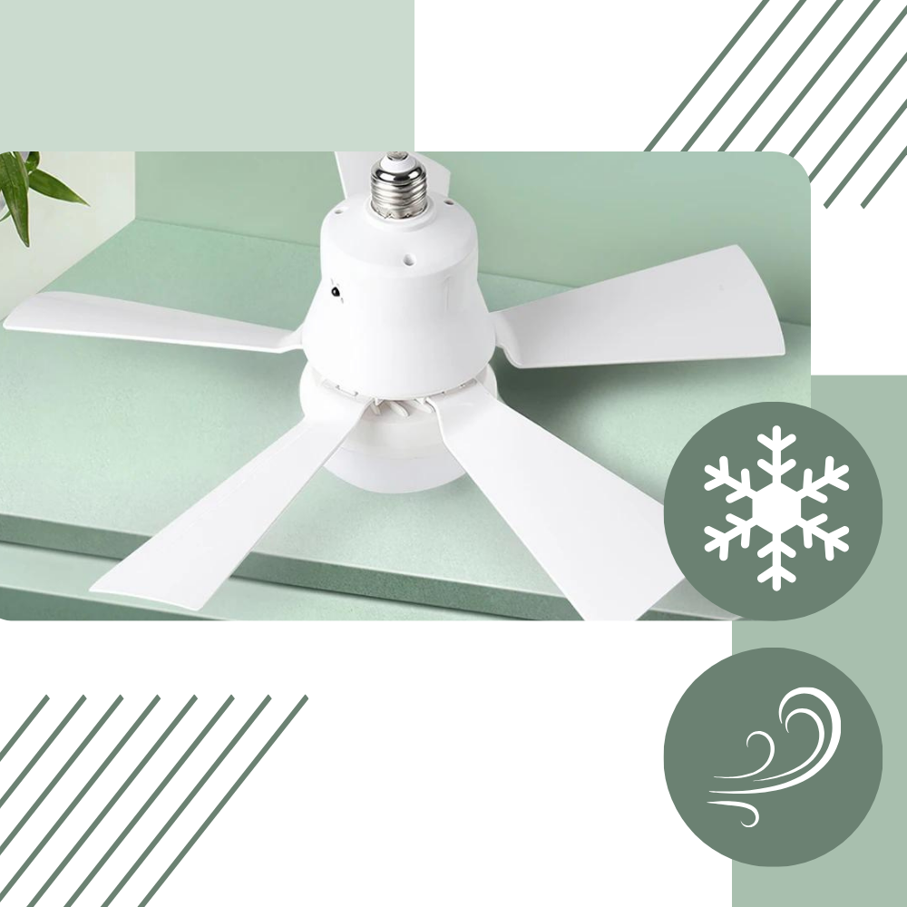 E27 Socket Fan Light | Stornfield