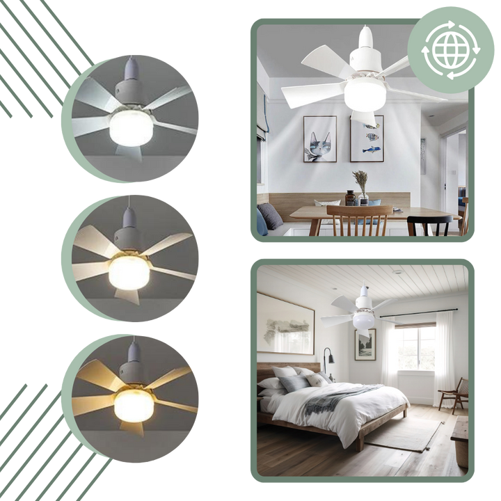 E27 Socket Fan Light | Stornfield