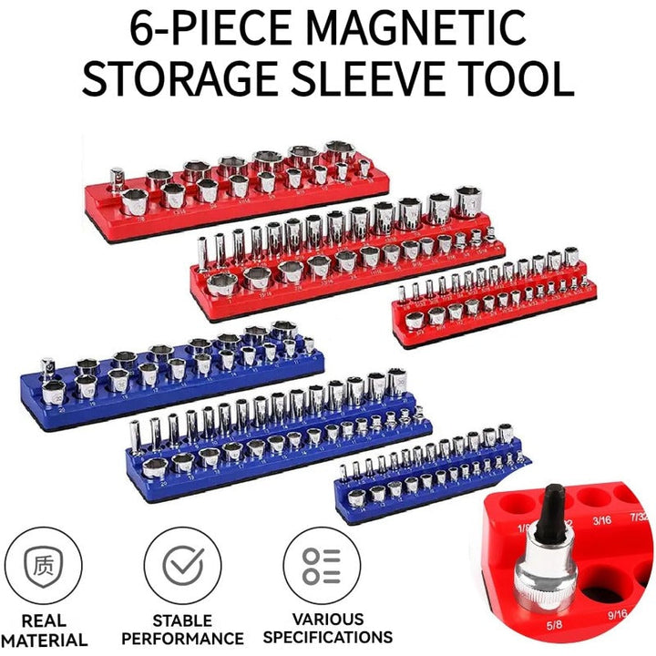 Heavy-Duty Magnetic Socket Organizer Stornfield