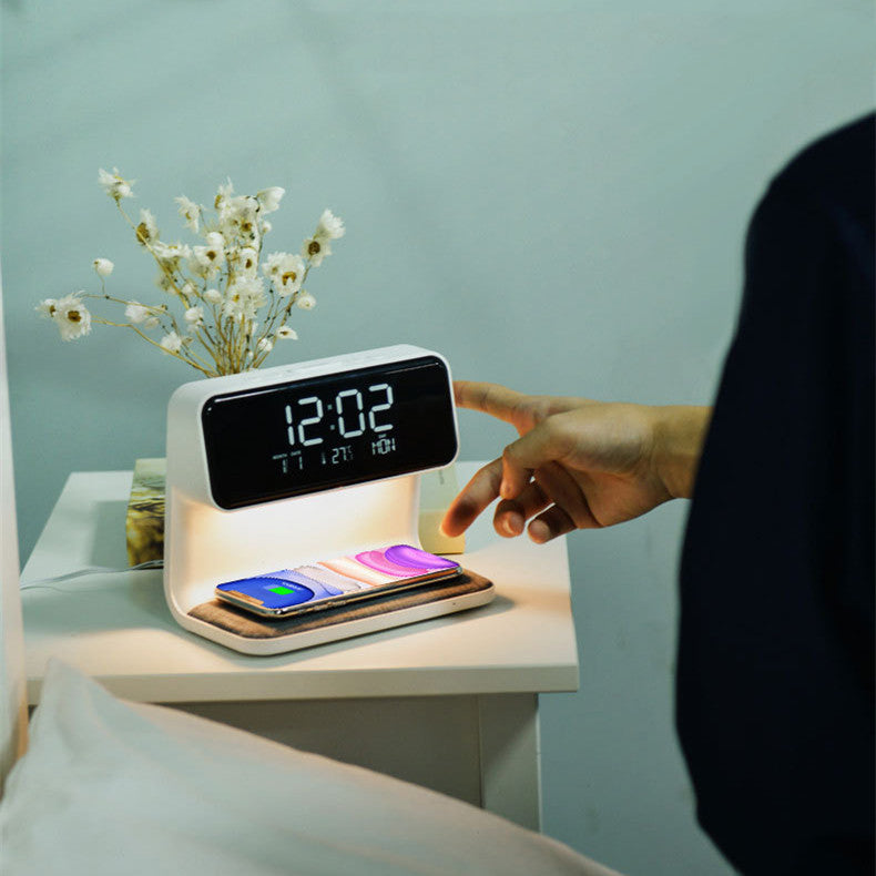 3-in-1 Bedside Lamp Charger Clock | Stornfield