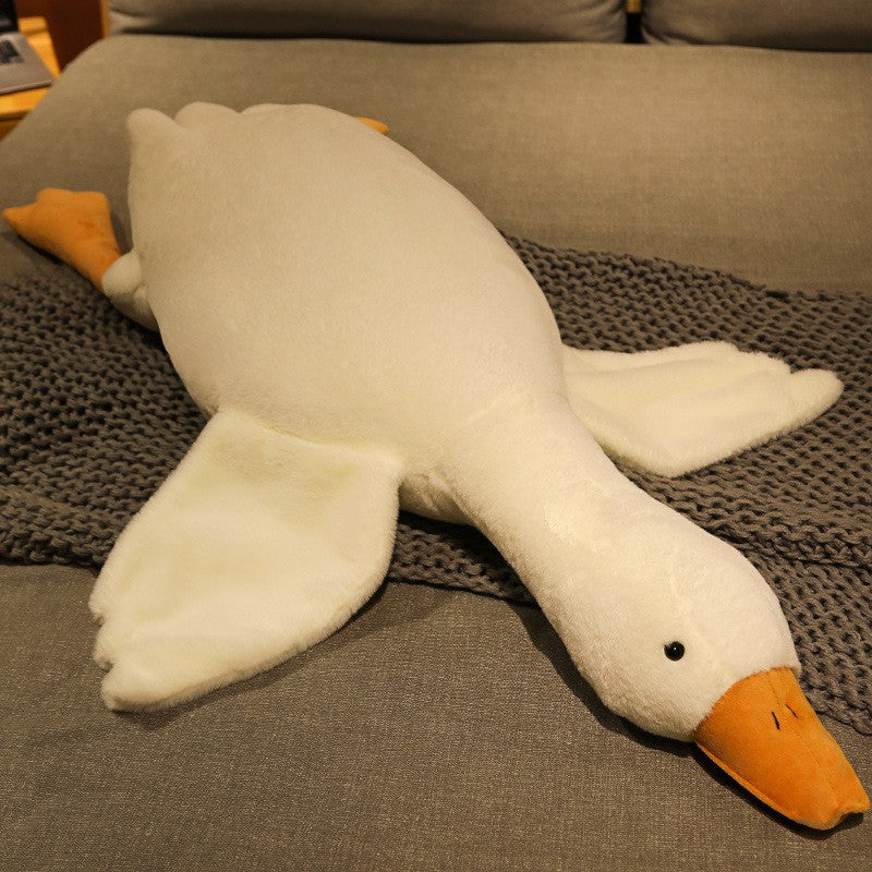 Stornfield | Large White Goose Marionette Plush Pillow