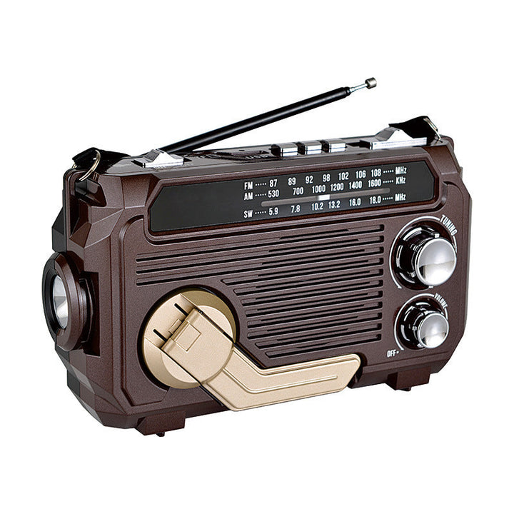 Solar-powered radio for camping | Stornfield