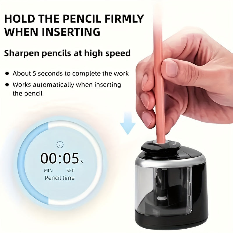 Automatic USB Pencil Sharpener – Compact & Fast | Stornfield