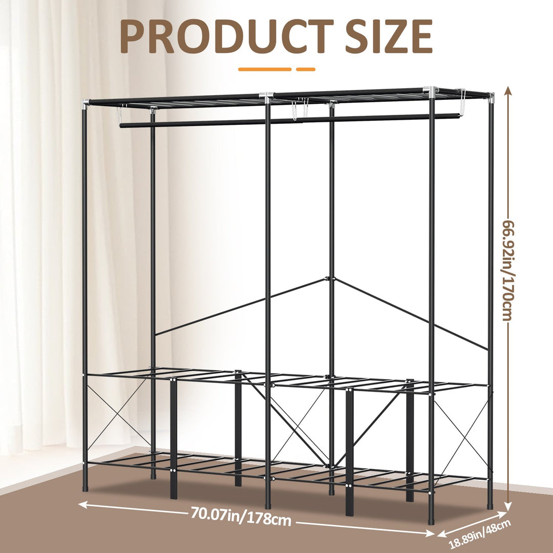 Foldable wardrobe bedroom cabinet | Stornfield