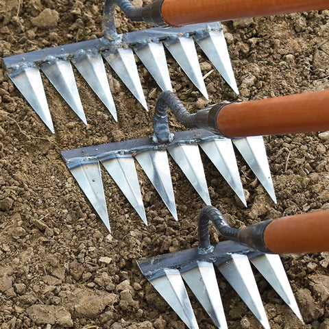 TuinGrijp Carbon Steel Weeding Rake for Garden Maintenance | Stornfield