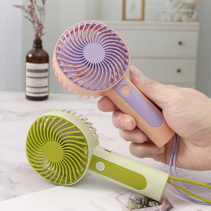 Mini Handheld USB Rechargeable Fan - 3-Speed Portable Air Cooler | Stornfield