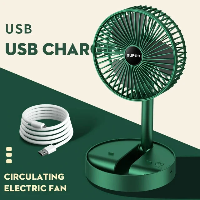 Compact 6-Inch USB Portable Fan with 3-Speed Control | Stornfield