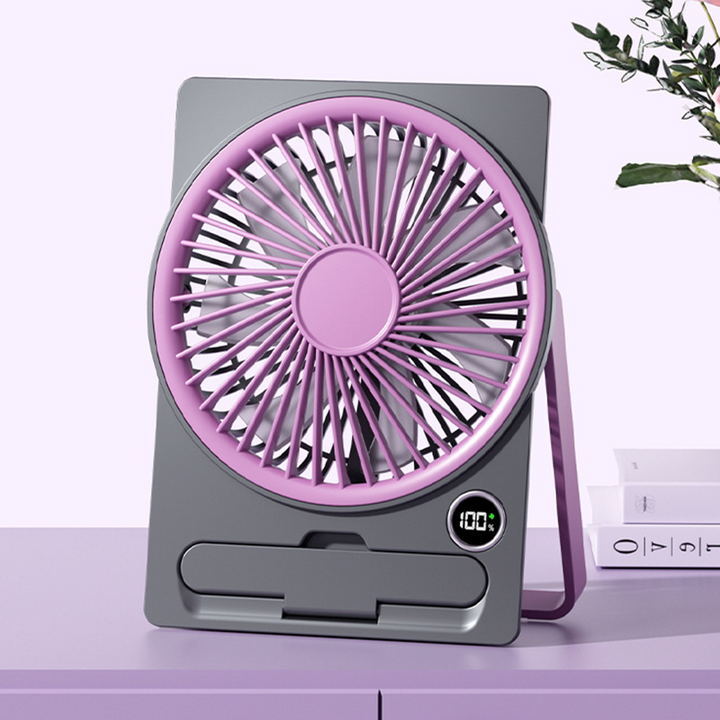 USB portable fan quiet with battery | Stornfield