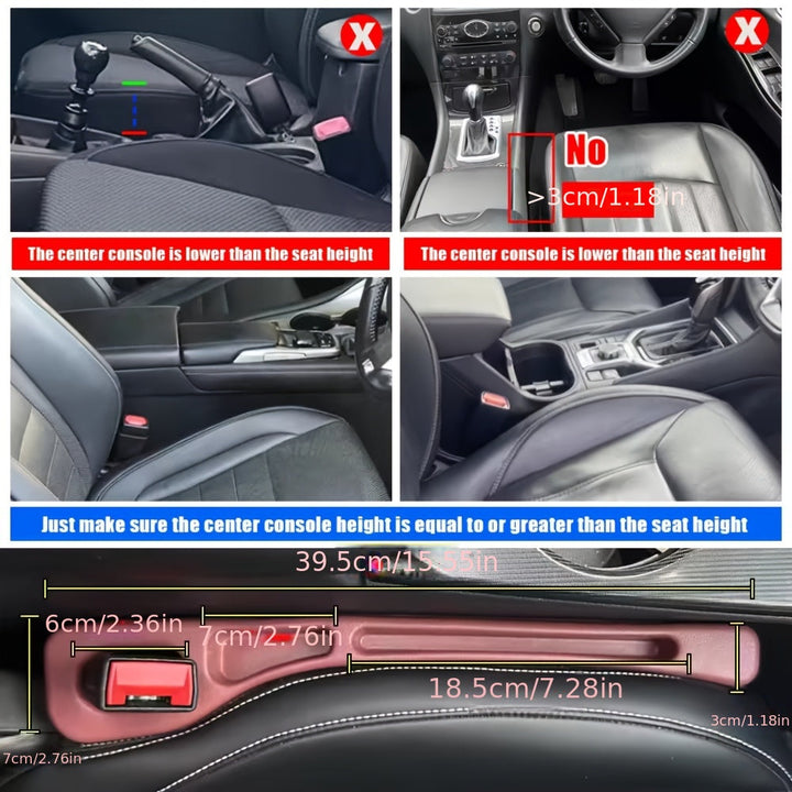 Seat Gap Organizer Car 2 Piece Set | Stornfield