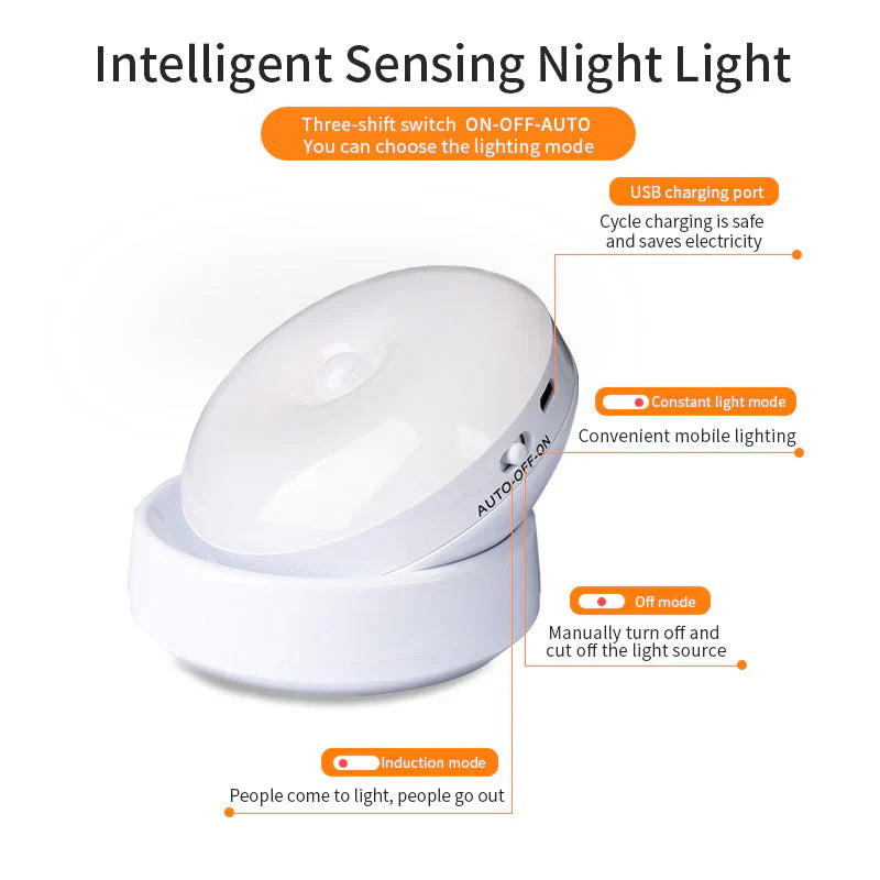 Smart Motion Sensor Night Light - Elara | Stornfield