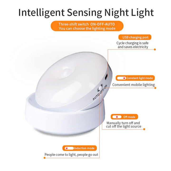 Smart Motion Sensor Night Light - Elara | Stornfield