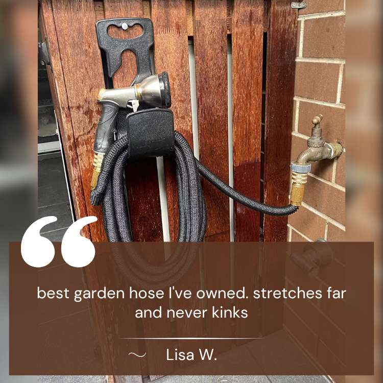 AquaGlide Expandable Garden Hose — Finally watering effortlessly without knots and stress | Stornfield
