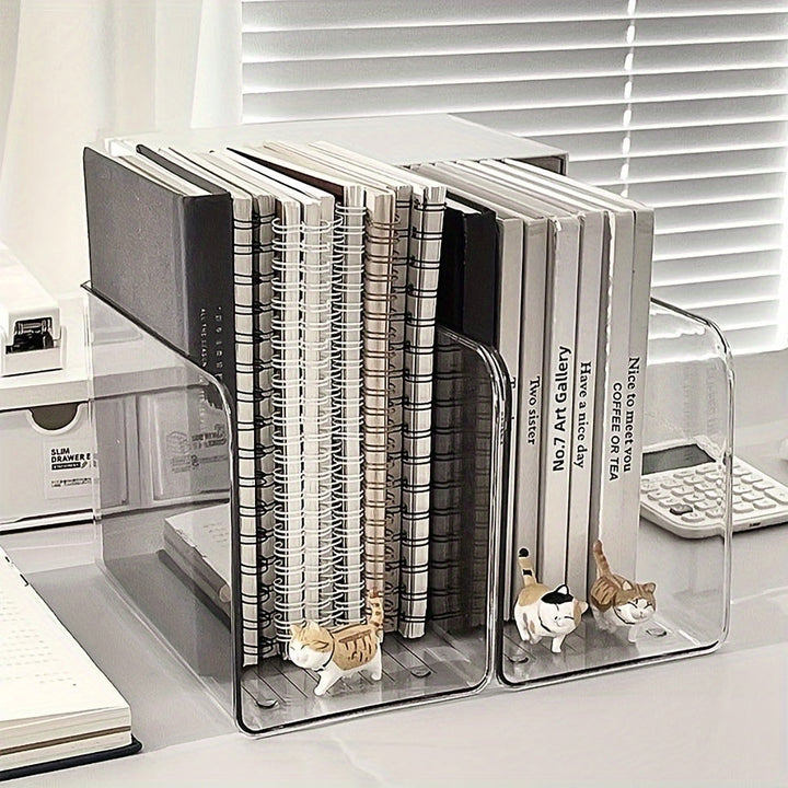 Clear Arc Bookend Stand | Stornfield